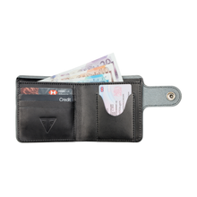 Carica l'immagine nel visualizzatore di Gallery, Portafoglio in pelle con bottone automatico MACA25002