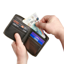 Carica l'immagine nel visualizzatore di Gallery, Portafoglio in pelle con zip MACA25003