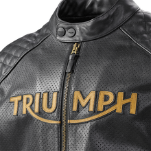 Carica l'immagine nel visualizzatore di Gallery, Triumph Braddan Air Race Leather Jacket MLES22106