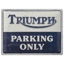 Carica l'immagine nel visualizzatore di Gallery, Triumph Insegna "NO PARKING" MLMA24909