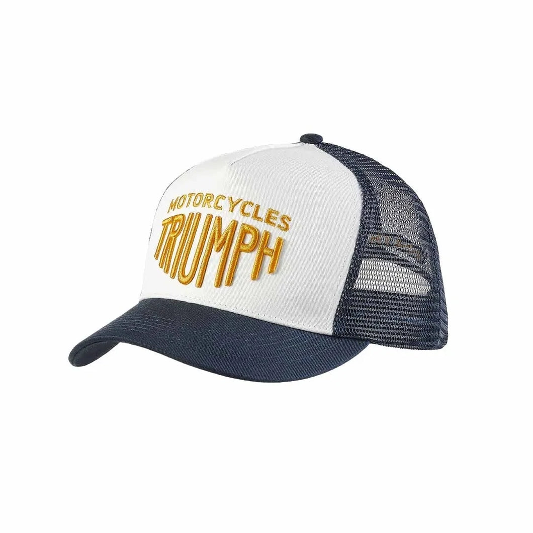Triumph Cappellino Ellis Trucker White Gold  MCAS2357