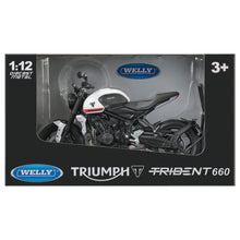 Carica l&#39;immagine nel visualizzatore di Gallery, Triumph Trident 660 1:12 Scale Model (Welly) MLMA24914
