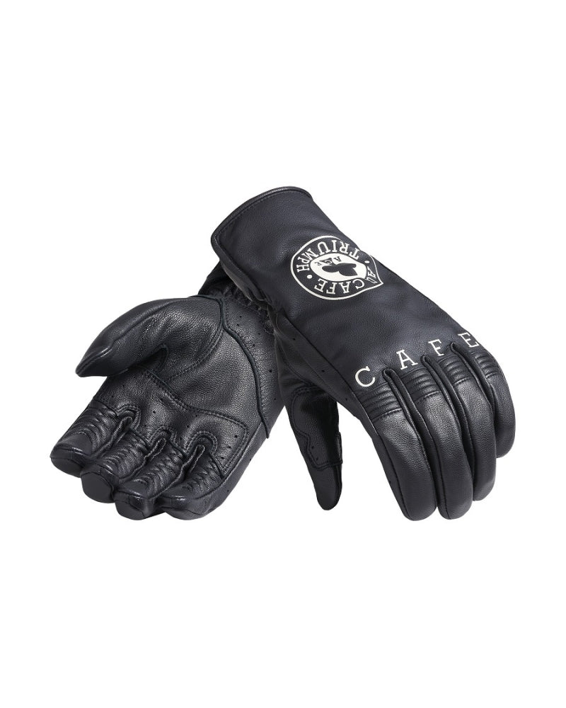 Triumph Guanti Ace Black Leather MGVS23808
