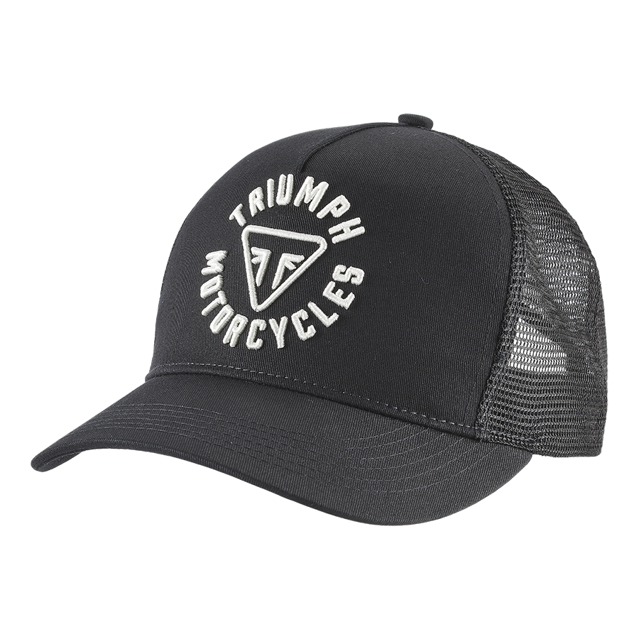 Triumph Cappellino Taylor Embroidered Trucker Cap Black MCAS21004