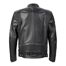 Carica l&#39;immagine nel visualizzatore di Gallery, Triumph Braddan Asymmetric Leather Jacket MLES22100
