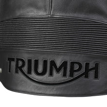 Carica l&#39;immagine nel visualizzatore di Gallery, Triumph Braddan Asymmetric Leather Jacket MLES22100
