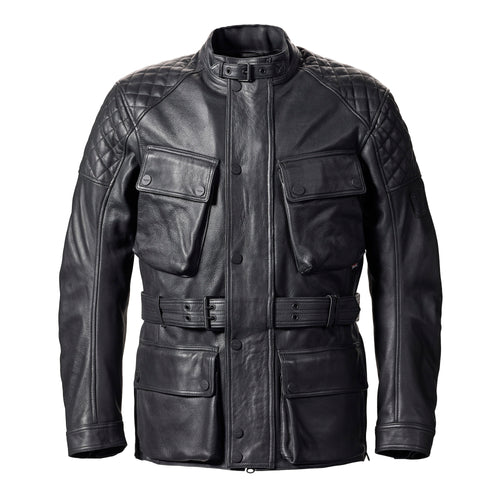 MLHS20103 MEN'S LEATHER BECK JACKET FRONT